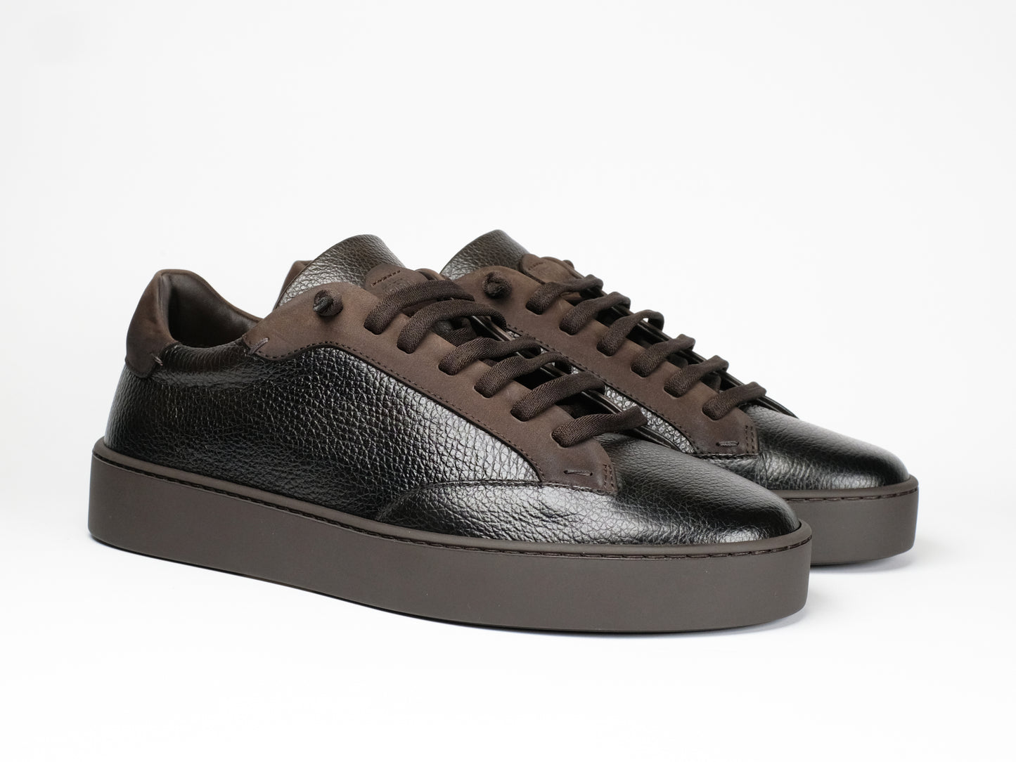 
                  
                    FABIANO RICCI - Sneaker Leder/Suède Donkerbruin
                  
                