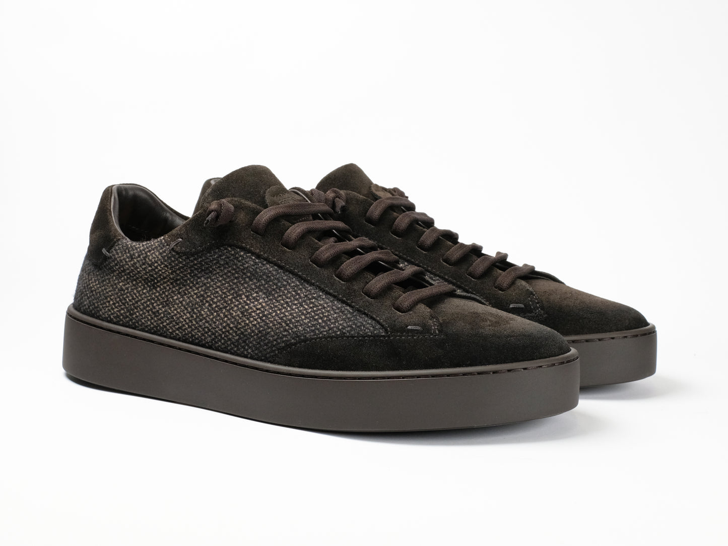 
                  
                    FABIANO RICCI - Sneaker Wol/Suède Donkerbruin
                  
                