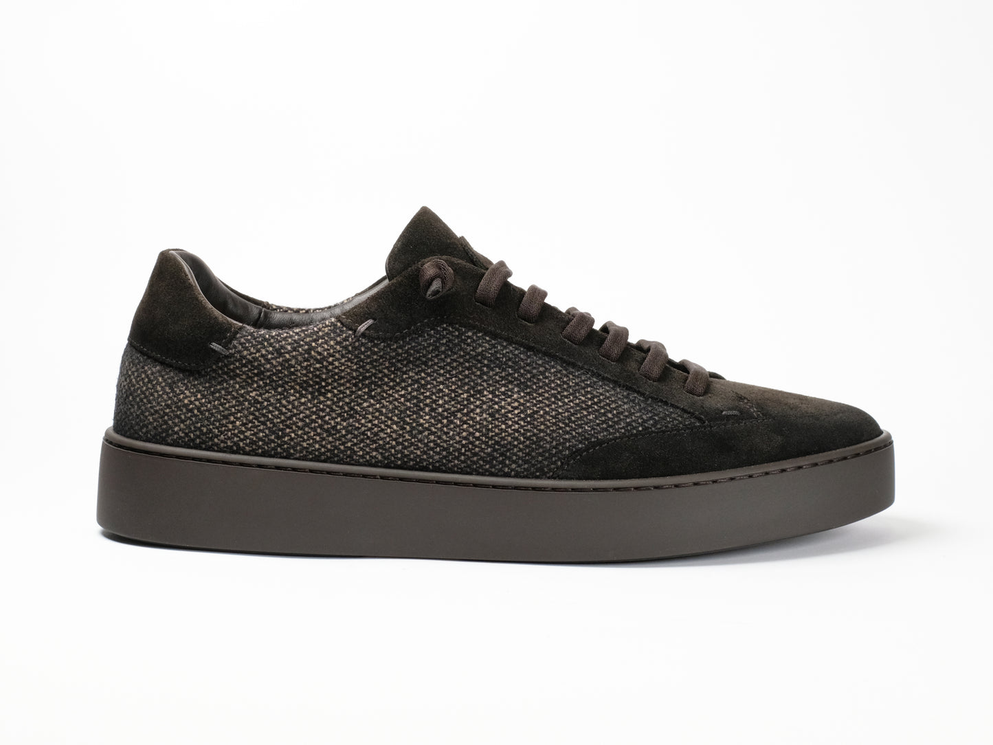 
                  
                    FABIANO RICCI - Sneaker Wol/Suède Donkerbruin
                  
                