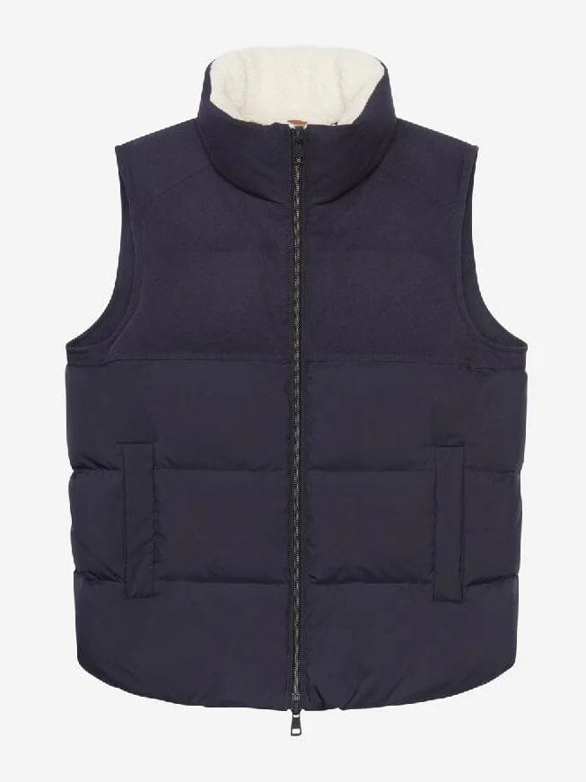 AT.P.CO - Bodywarmer Donkerblauw Jassen AT.P.CO 