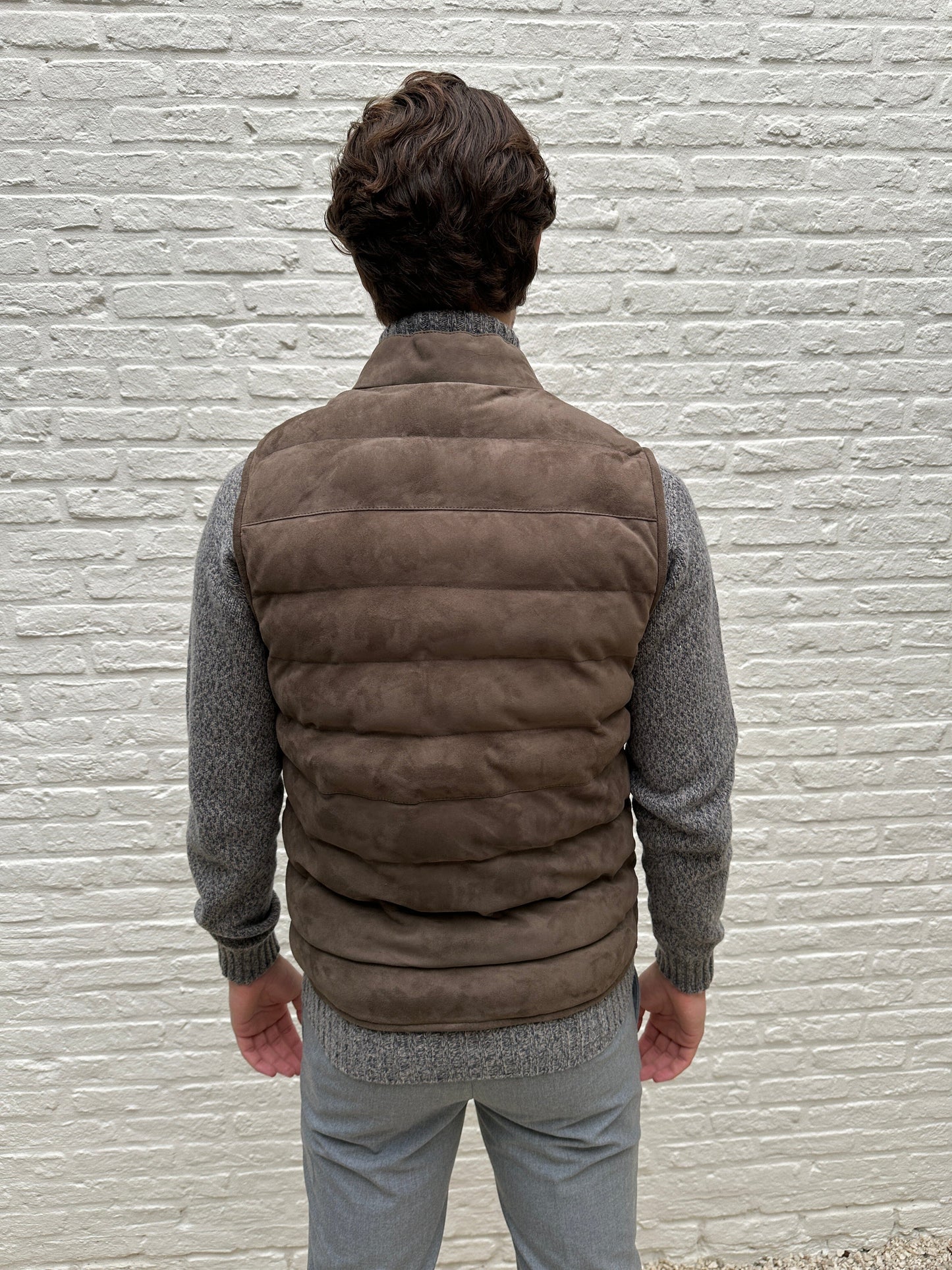 
                  
                    AT.P.CO - Bodywarmer Suede Lichtbruin Jassen AT.P.CO 
                  
                