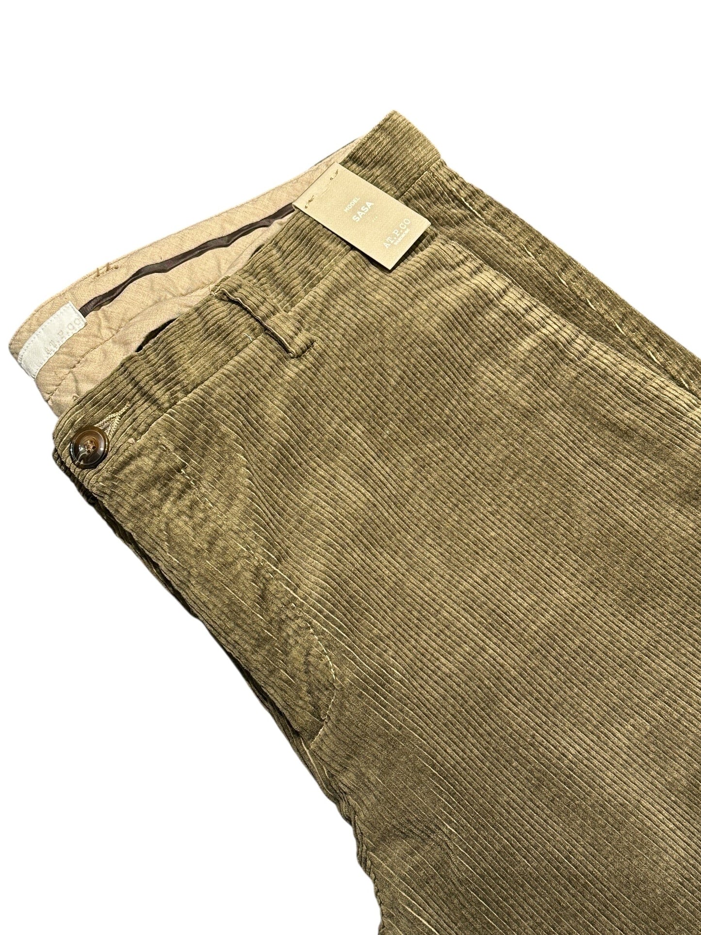 AT.P.CO - Broek Sasa Corduroy Fango Broeken AT.P.CO 