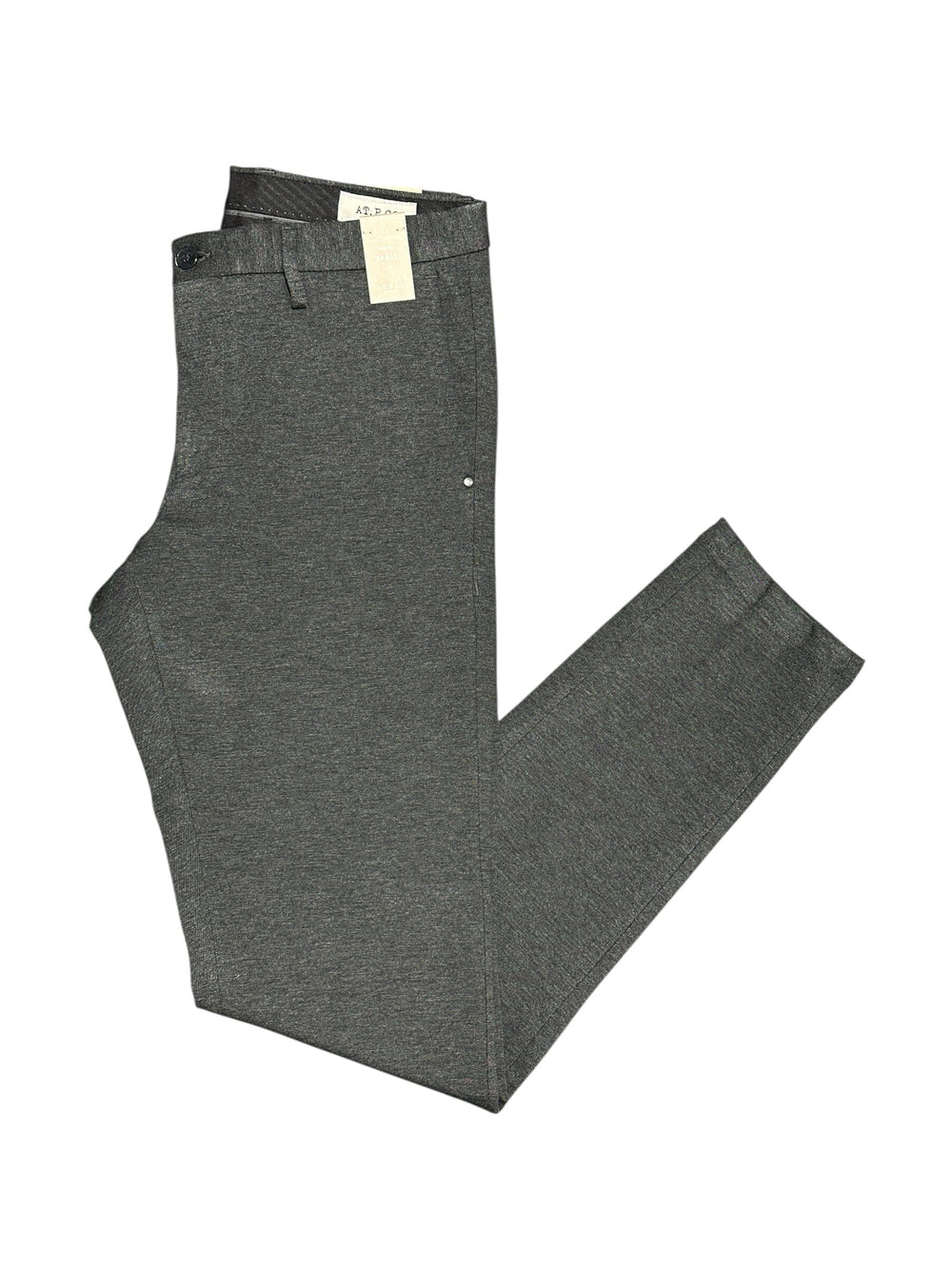 AT.P.CO - Broek Sasa Long Stretch Antraciet Broeken AT.P.CO 