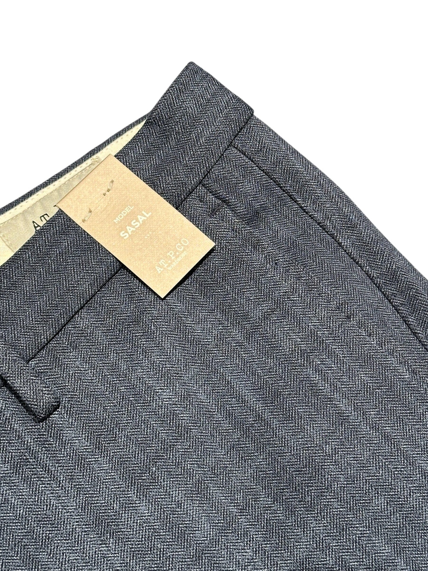 
                  
                    AT.P.CO - Broek Sasa Long Stretch Visgraat Blauw Broeken AT.P.CO 
                  
                