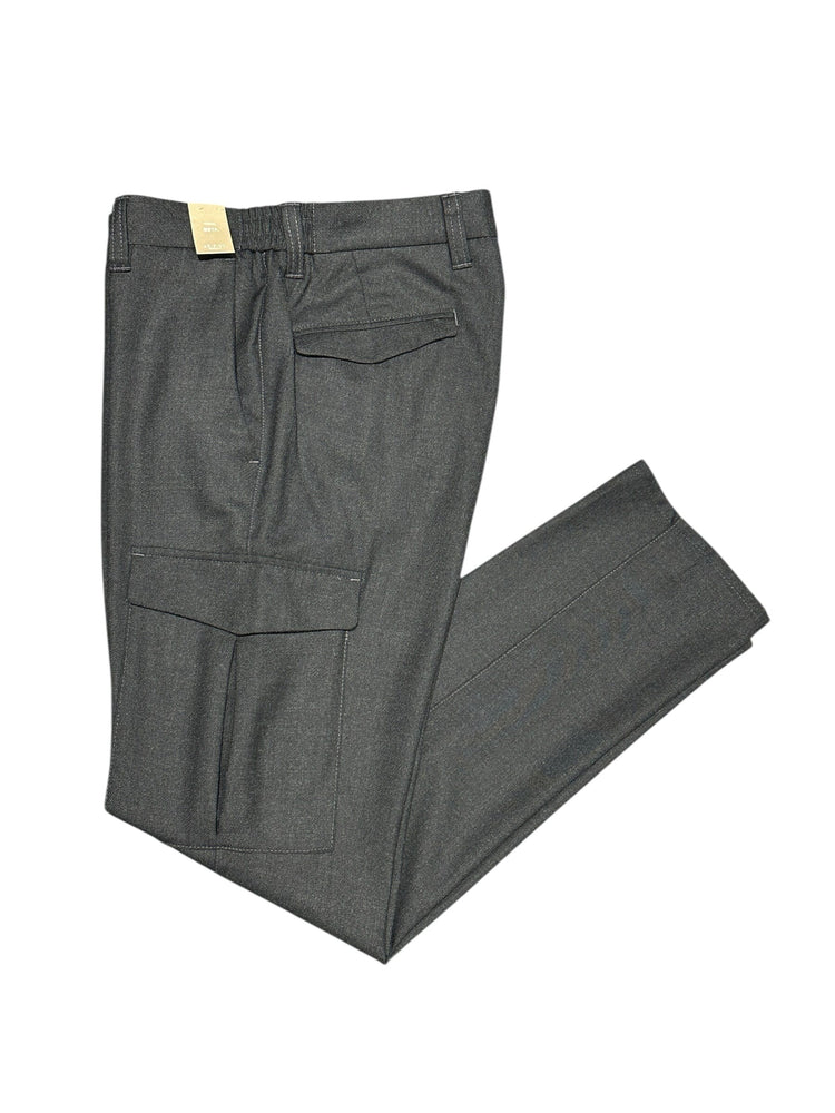 AT.P.CO - Cargo Broek Beta Wool Antraciet Broeken AT.P.CO 