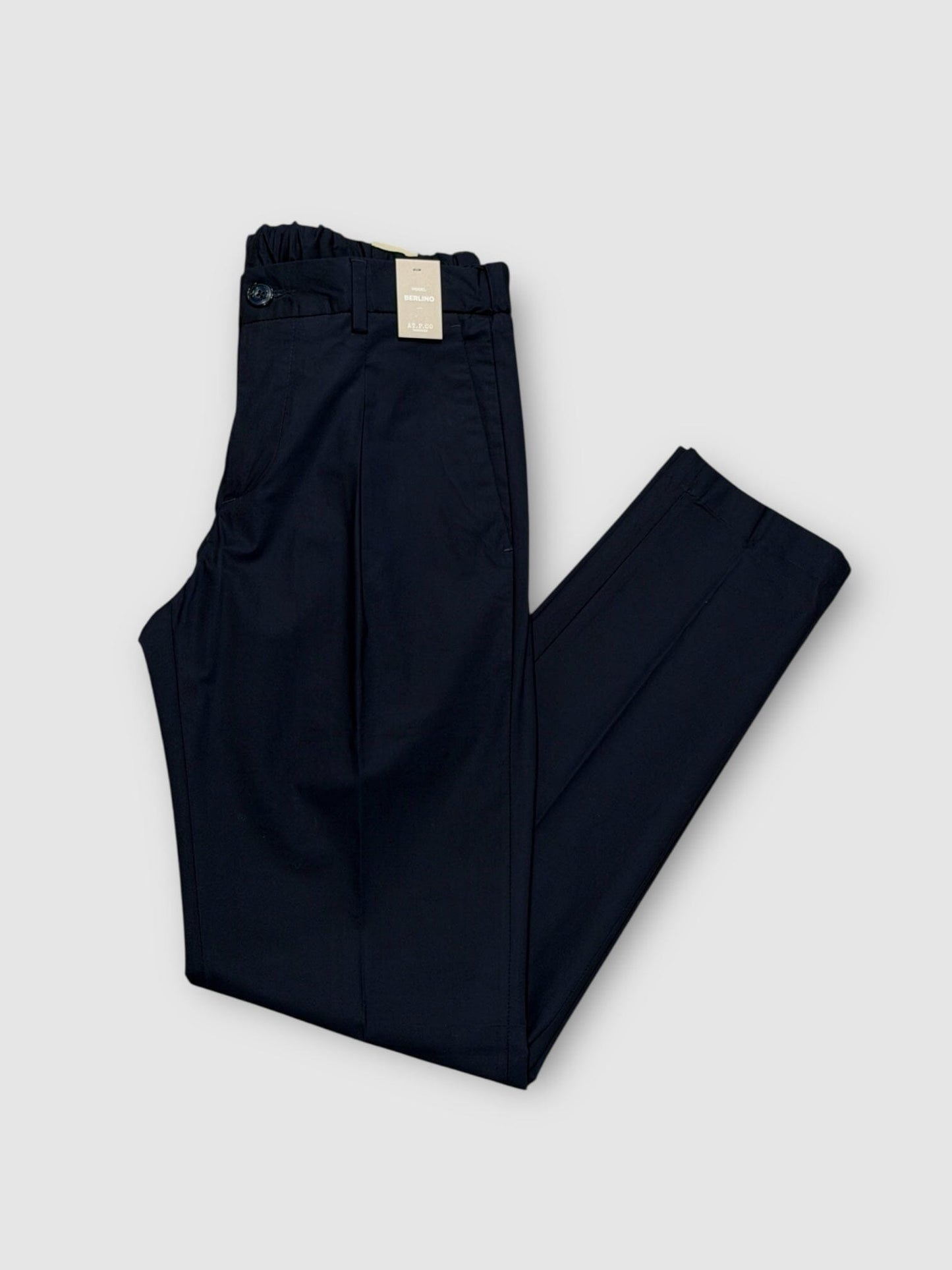AT.P.CO - Chino Berlino Katoen Donker Blauw Broeken AT.P.CO 