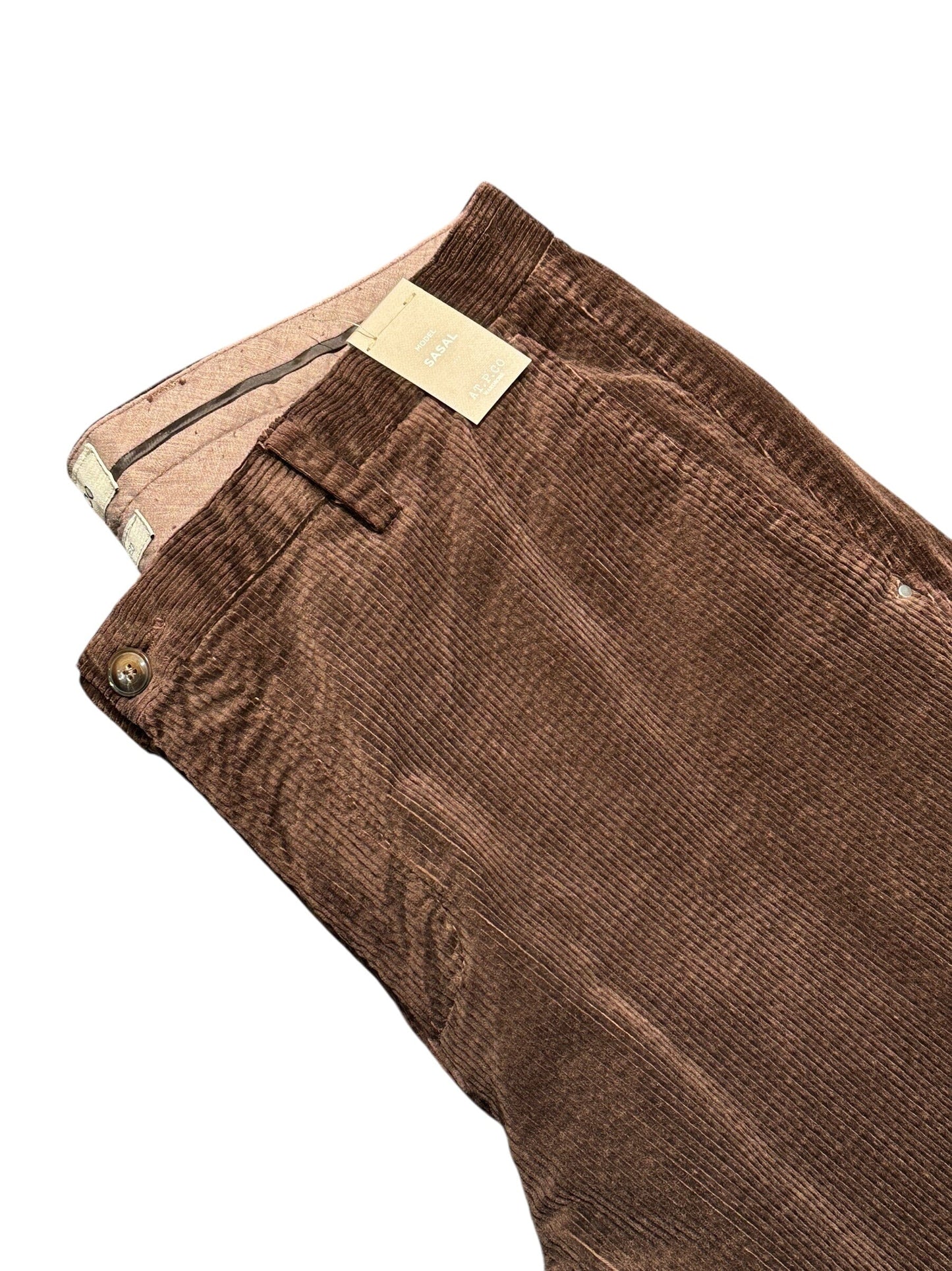 AT.P.CO - Chino Corduroy Sasa Long Bruin Broeken AT.P.CO 