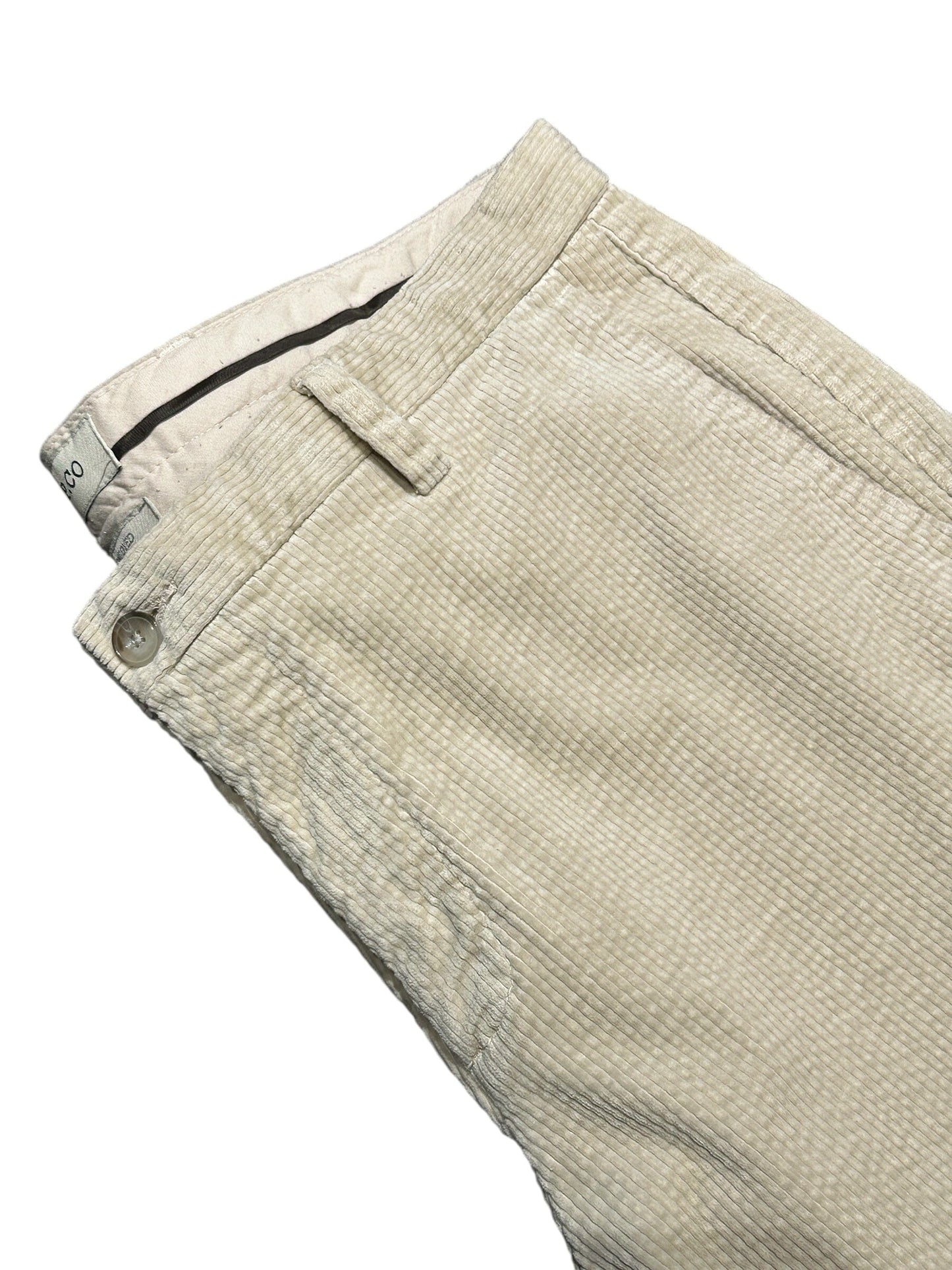 AT.P.CO - Chino Corduroy Sasa Long Lichtbeige Broeken AT.P.CO 