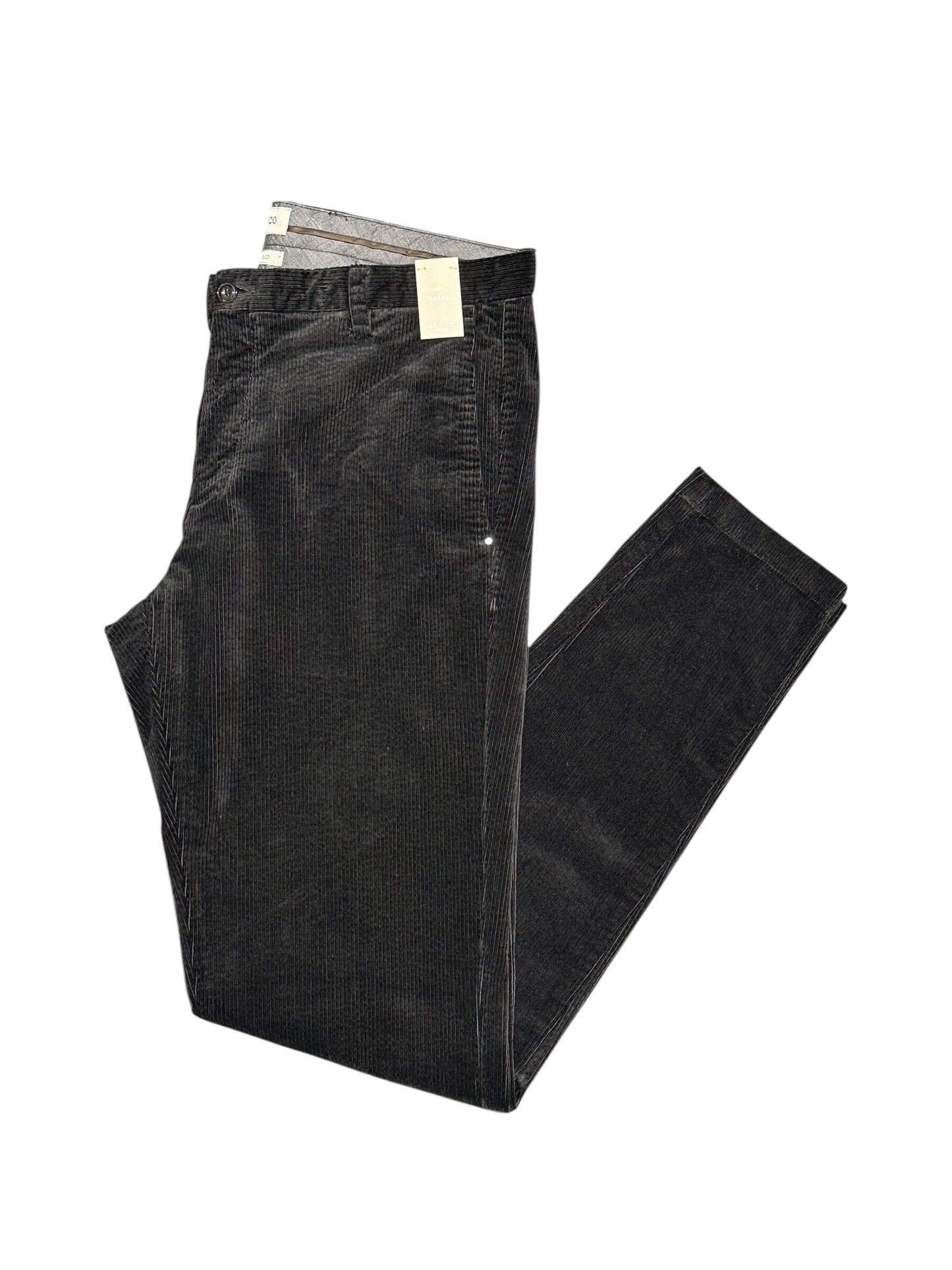 AT.P.CO - Chino Corduroy Sasa Long Zwart Broeken AT.P.CO 