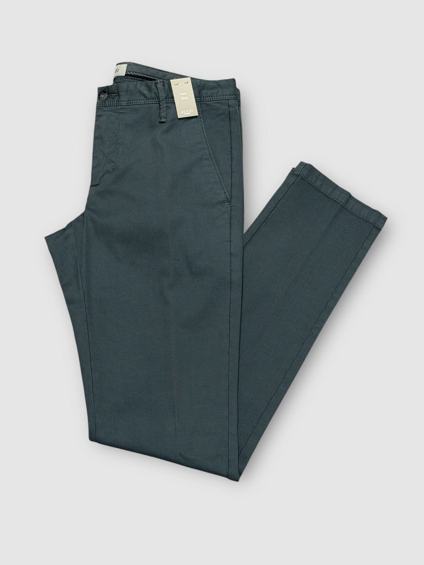 AT.P.CO - Chino Dan Katoen Grijs Broeken AT.P.CO 