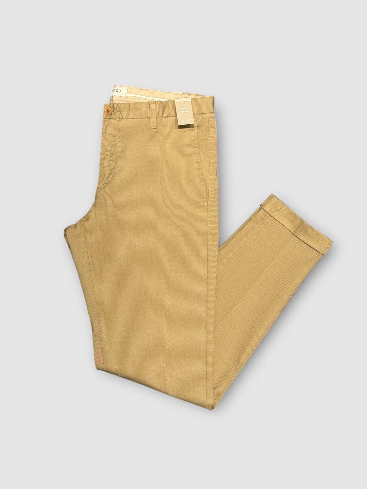 AT.P.CO - Chino Sasa Camel Broeken AT.P.CO 