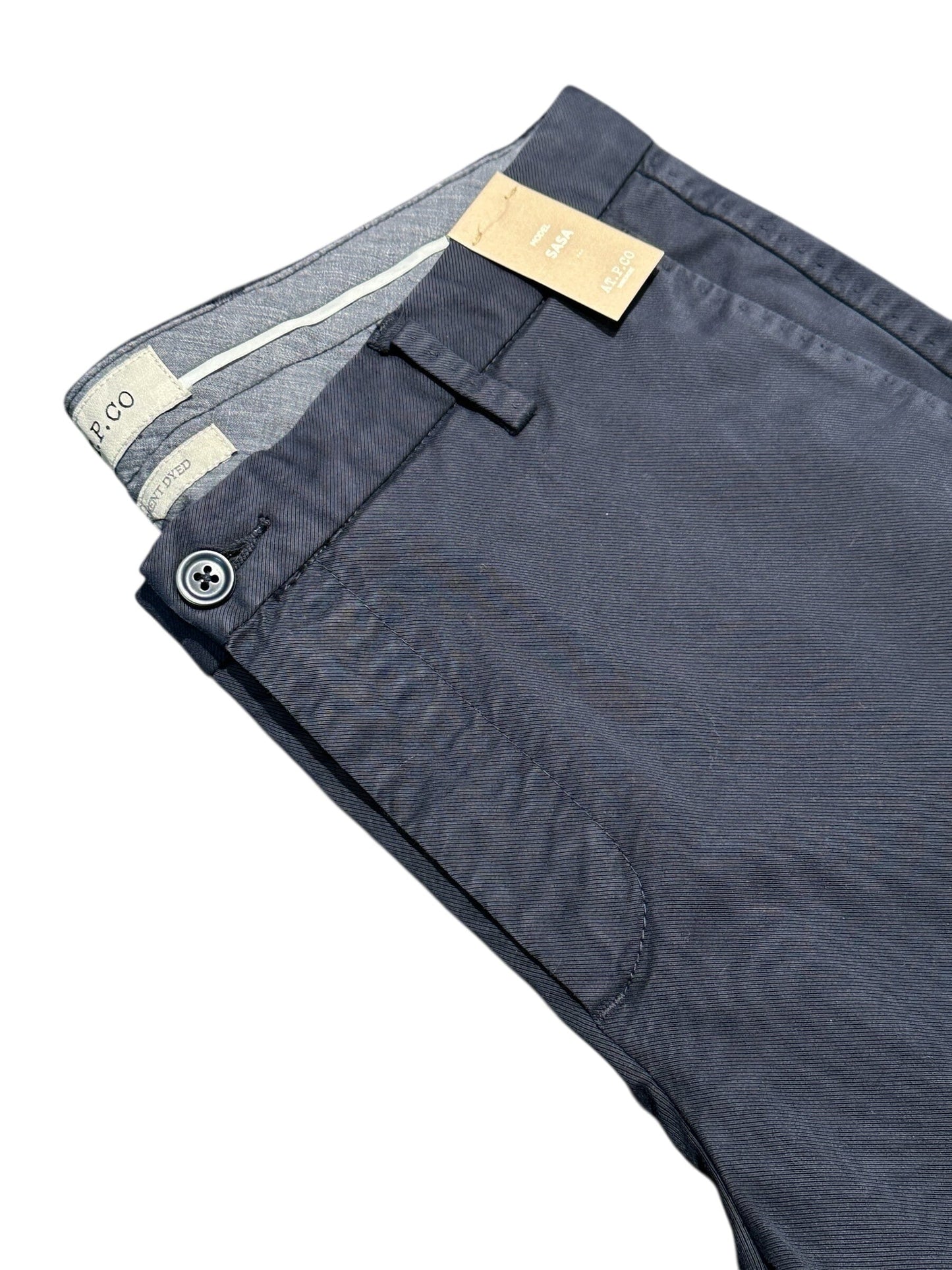 AT.P.CO - Chino Sasa Donkerblauw Broeken AT.P.CO 