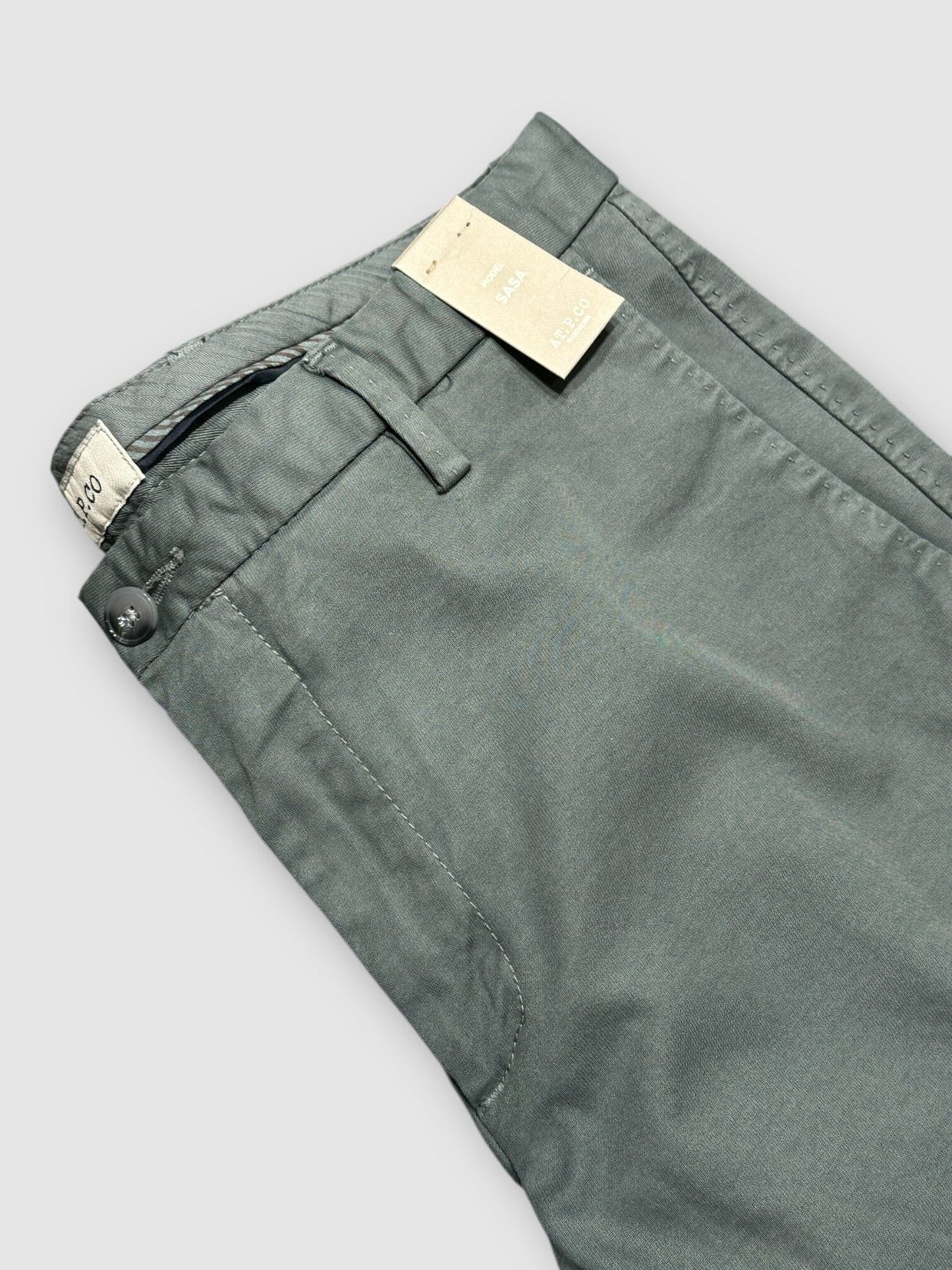 AT.P.CO - Chino Sasa Grijs Broeken AT.P.CO 