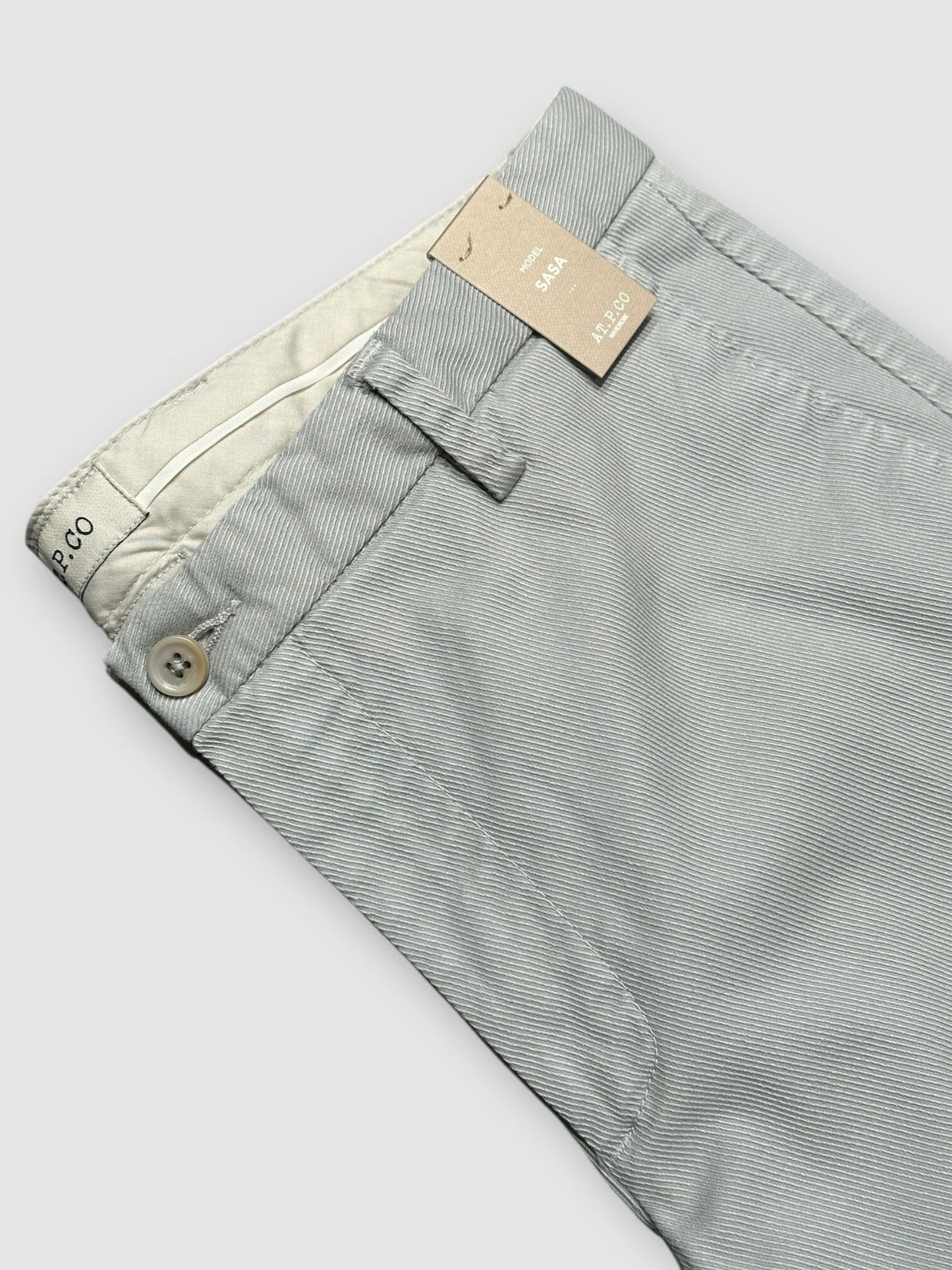AT.P.CO - Chino Sasa Lichtgrijs Broeken AT.P.CO 