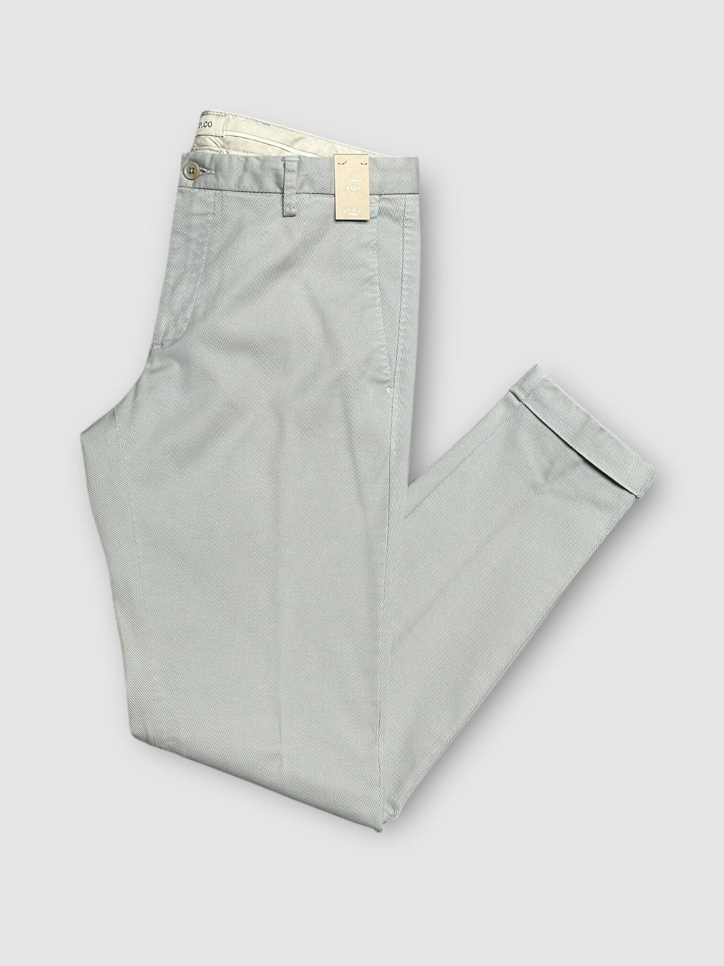 AT.P.CO - Chino Sasa Lichtgrijs Broeken AT.P.CO 