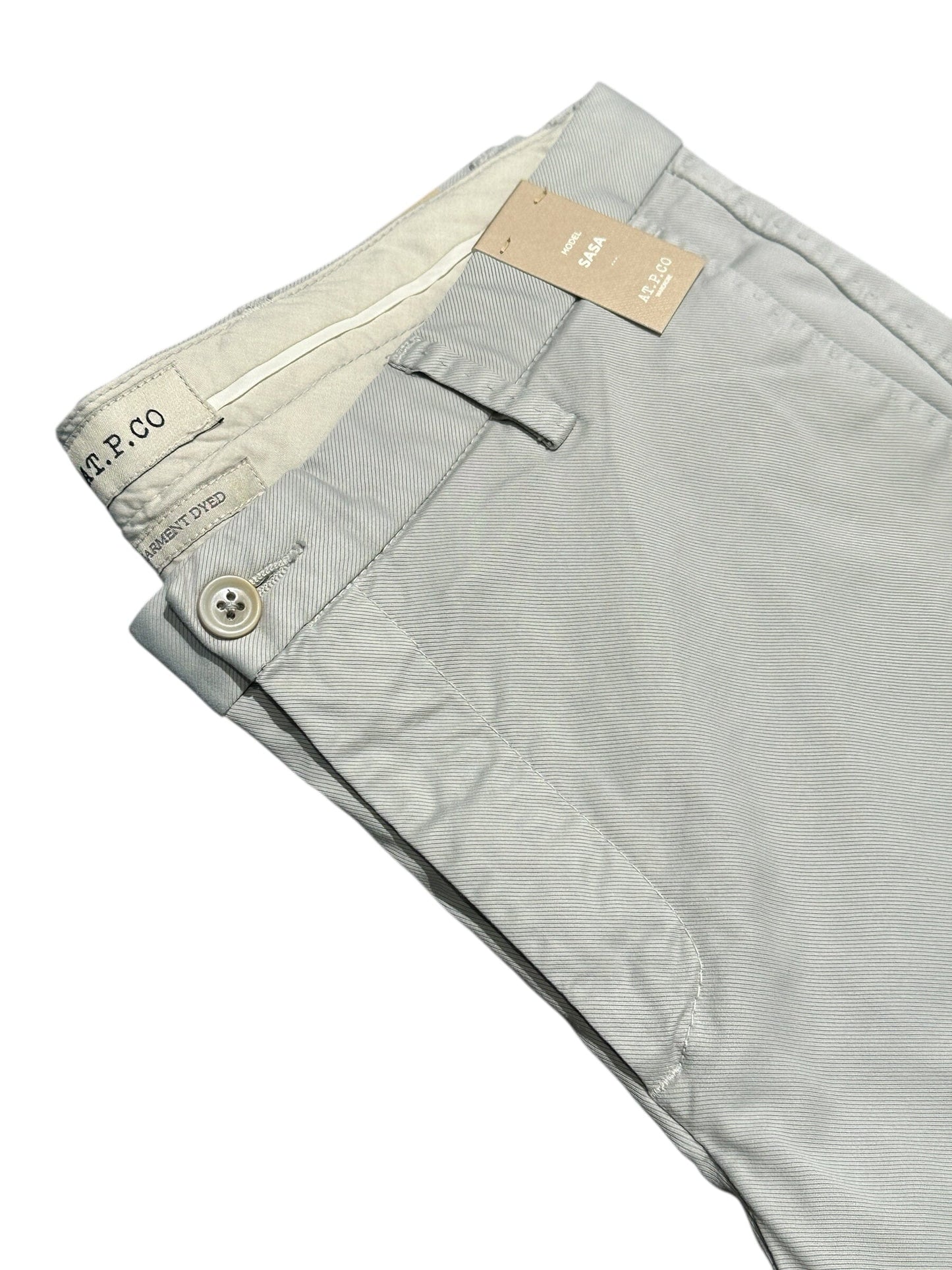AT.P.CO - Chino Sasa Lichtgrijs Broeken AT.P.CO 