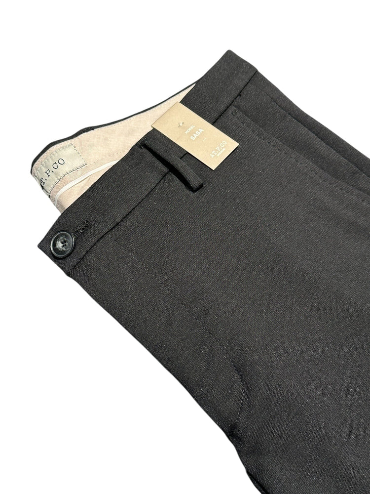 AT.P.CO - Chino Sasa Stretch Zwart Broeken AT.P.CO 