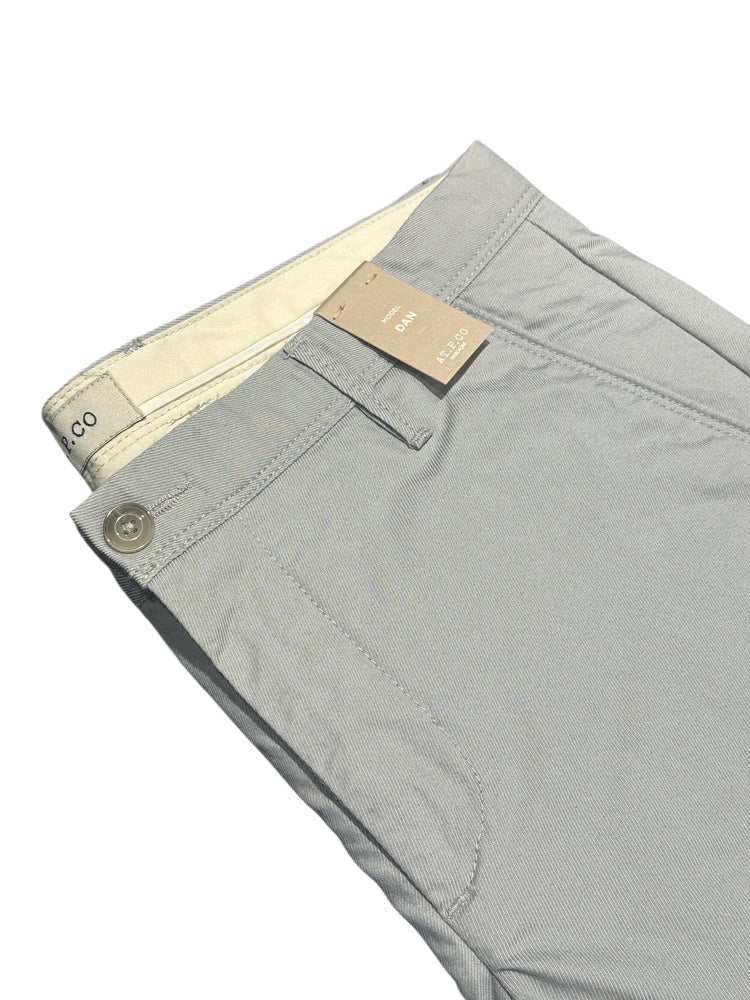 AT.P.CO - Chino Slim Dan Lichtgrijs Broeken AT.P.CO 