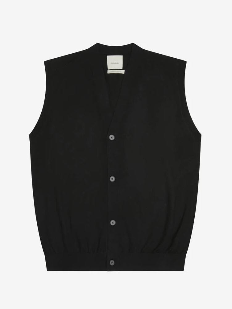 AT.P.CO - Gilet Merino Zwart Truien AT.P.CO 