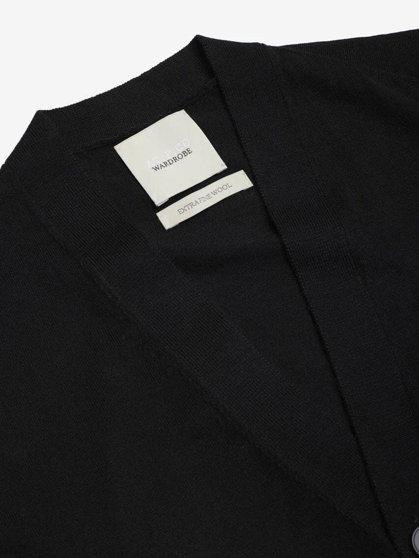 AT.P.CO - Gilet Merino Zwart Truien AT.P.CO 