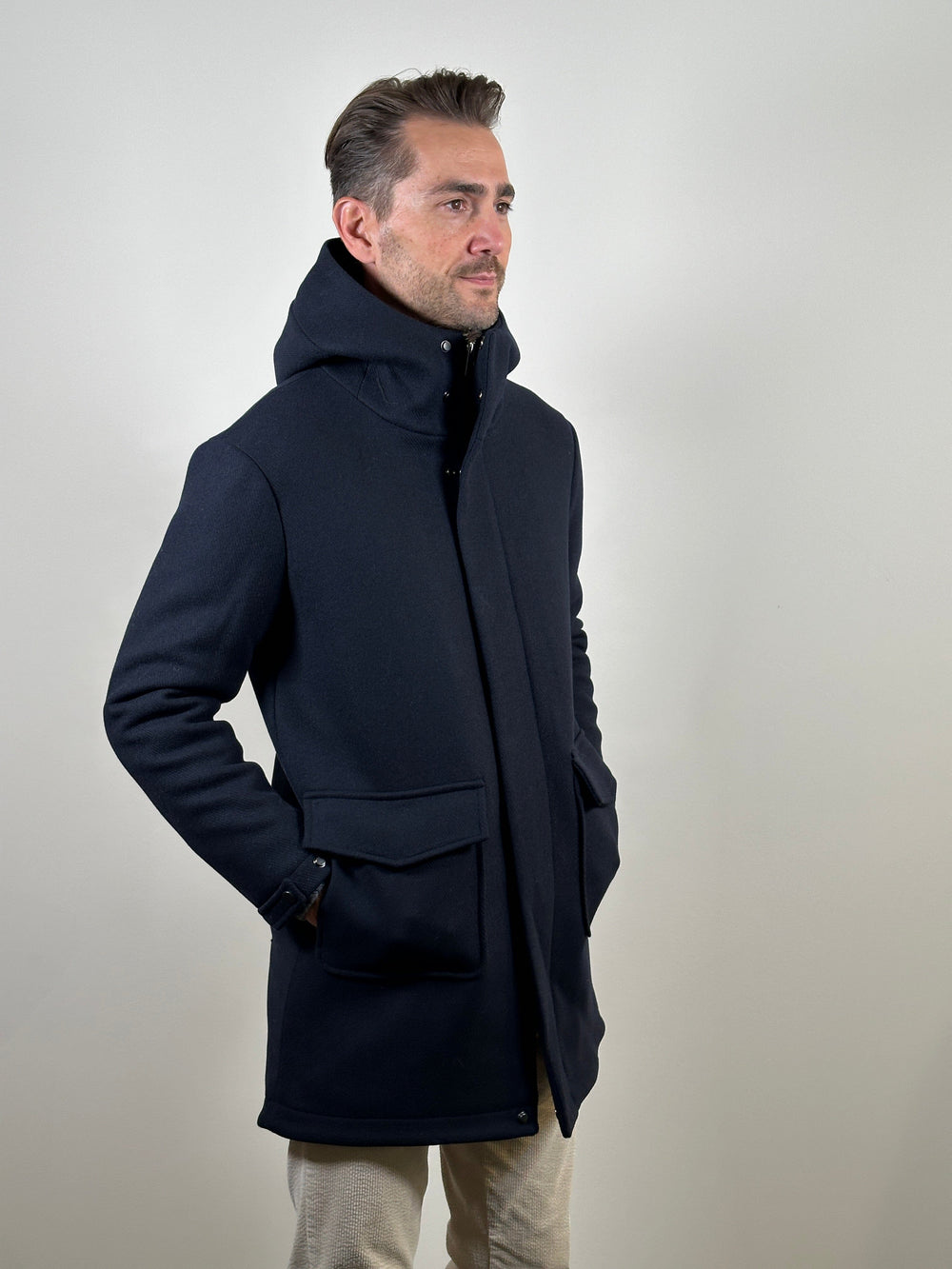 AT.P.CO - Jas Calix Donkerblauw Jassen AT.P.CO 