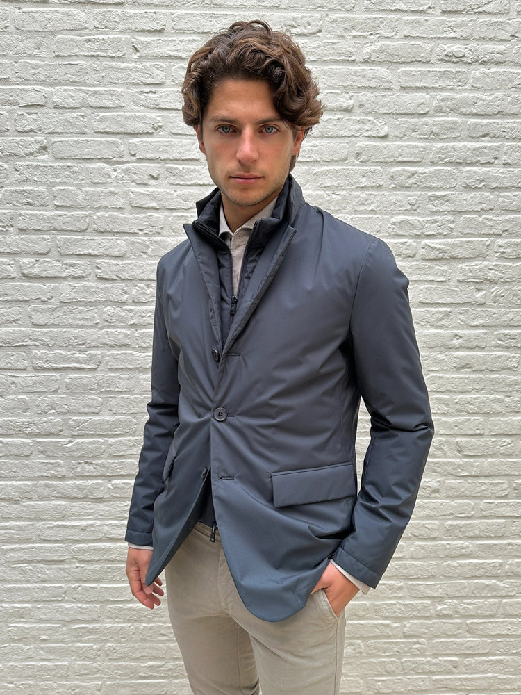 
                  
                    AT.P.CO - Jas Met Windstopper Blauw Jassen AT.P.CO 
                  
                