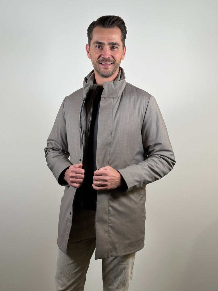 
                  
                    AT.P.CO - Jas Nino Donker Beige Jassen AT.P.CO 
                  
                