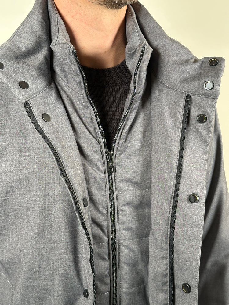 AT.P.CO - Jas Nino Grijs Jassen AT.P.CO 