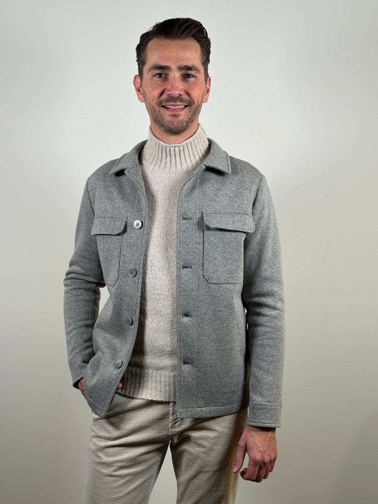 AT.P.CO - Jas Overhemd Orlando Grijs Jassen AT.P.CO 