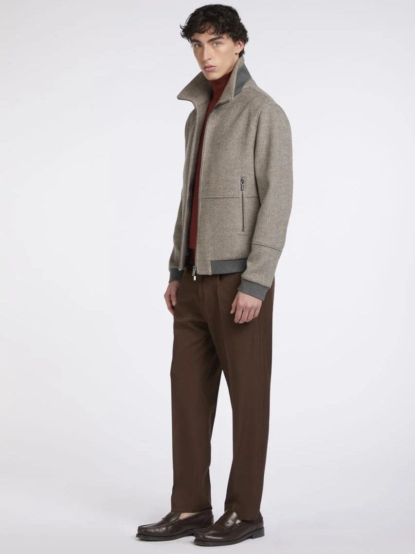 
                  
                    AT.P.CO - Korte Jas Wool Blend Beige Jassen AT.P.CO 
                  
                