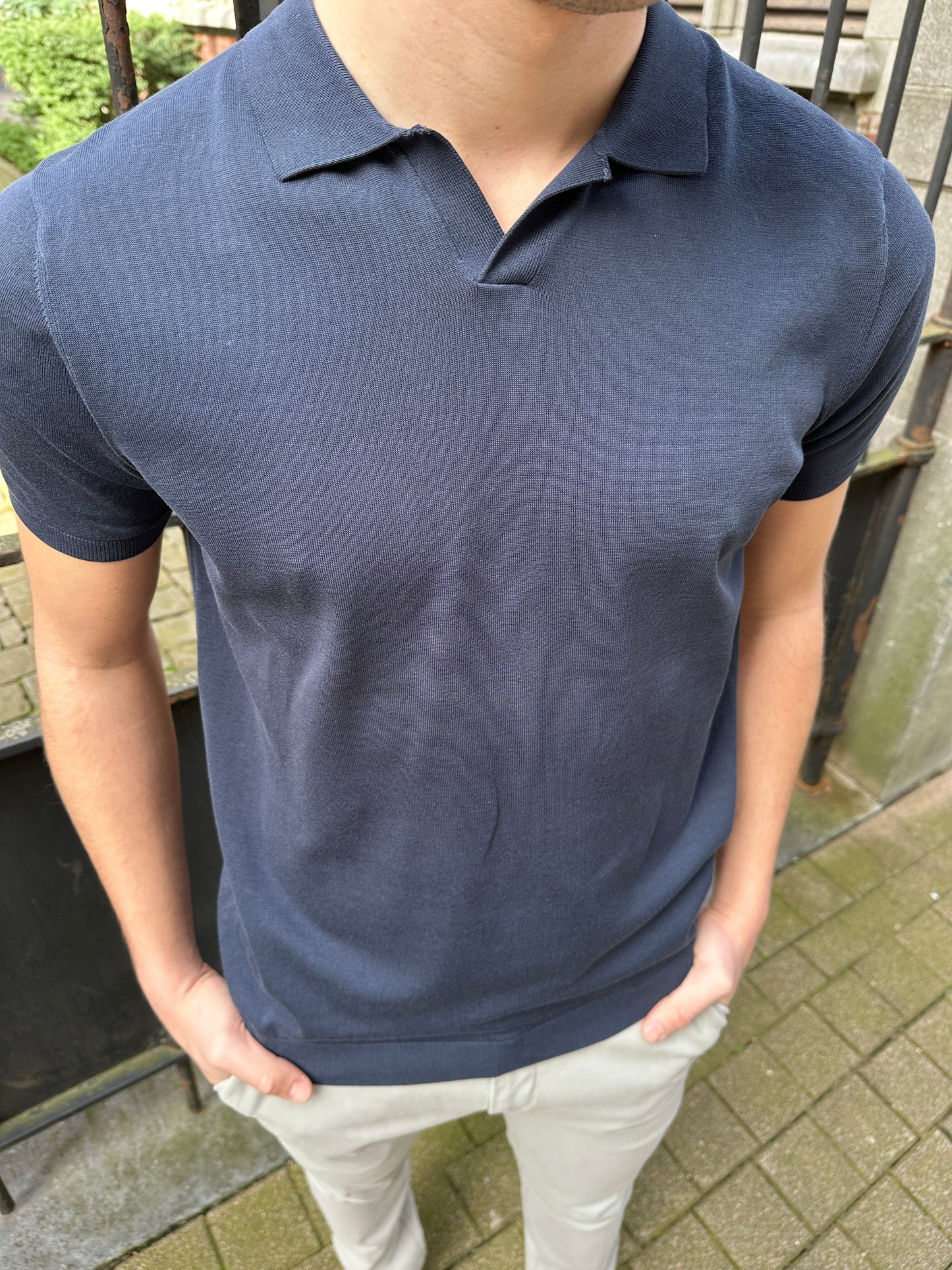 
                  
                    AT.P.CO - Polo Knitted Zonder Knopen Blauw Polo's AT.P.CO 
                  
                