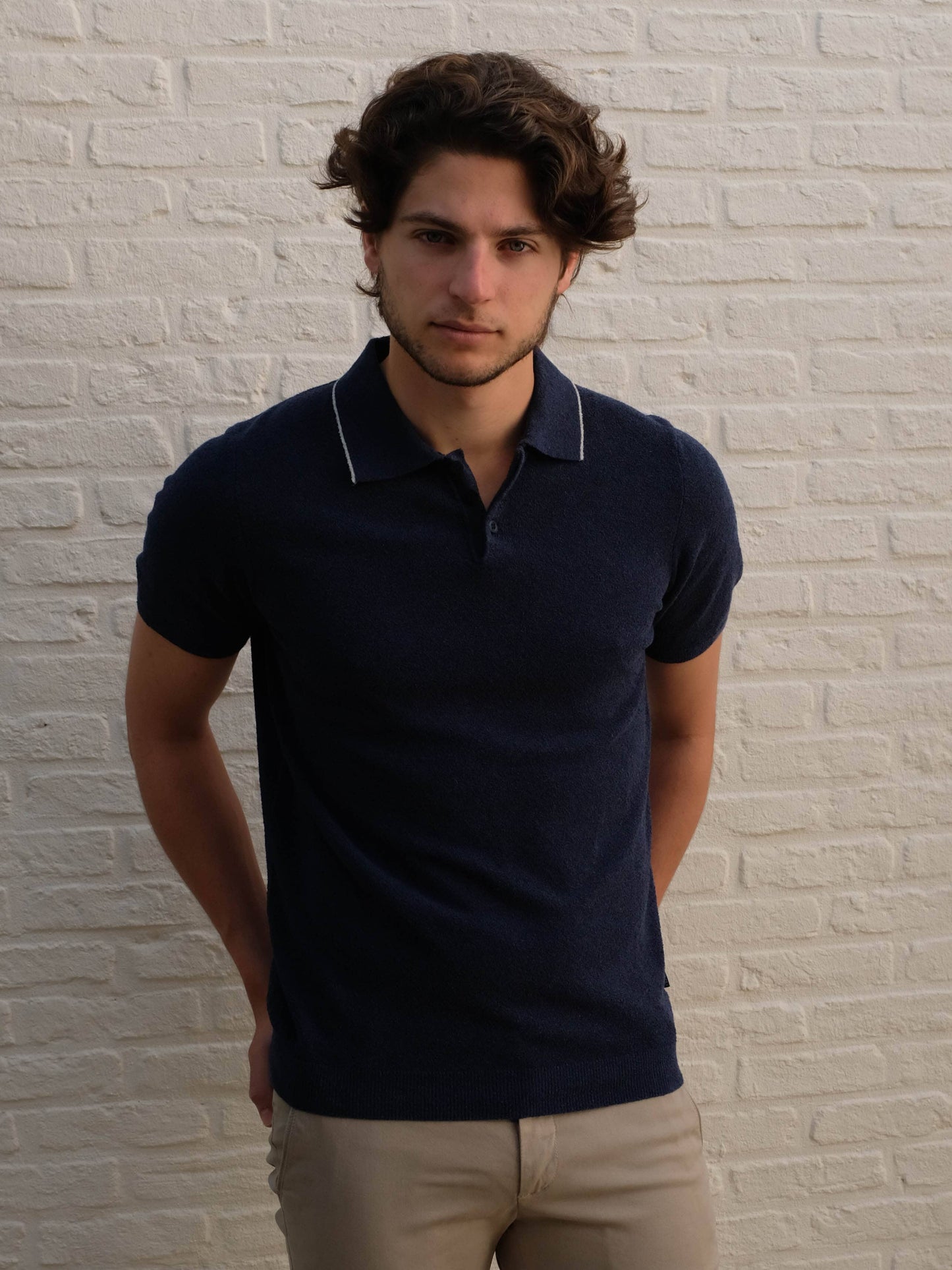 
                  
                    AT.P.CO - Polo Mosso Bouclé Blauw Polo's AT.P.CO 
                  
                