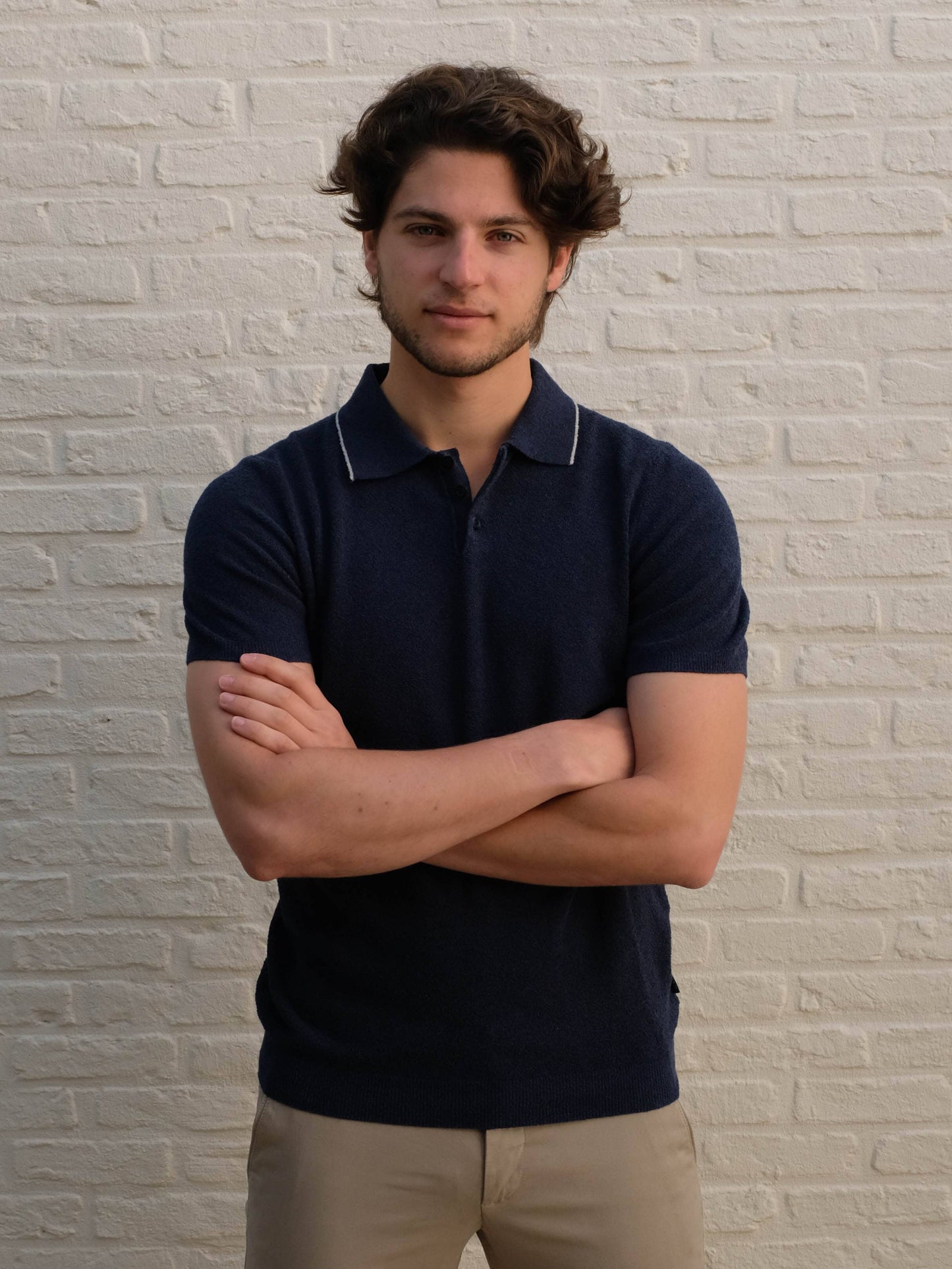 
                  
                    AT.P.CO - Polo Mosso Bouclé Blauw Polo's AT.P.CO 
                  
                
