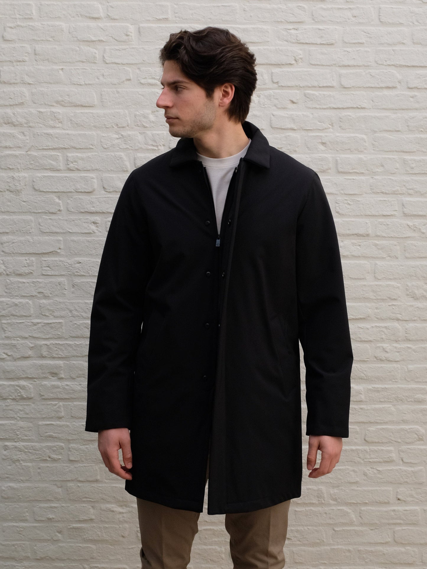 
                  
                    AT.P.CO - Technische Car Coat Benson Zwart Jassen AT.P.CO 
                  
                