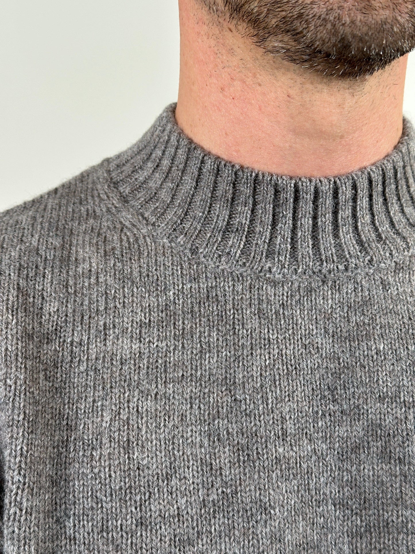 AT.P.CO - Trui Turtleneck Lichtbruin Truien AT.P.CO 