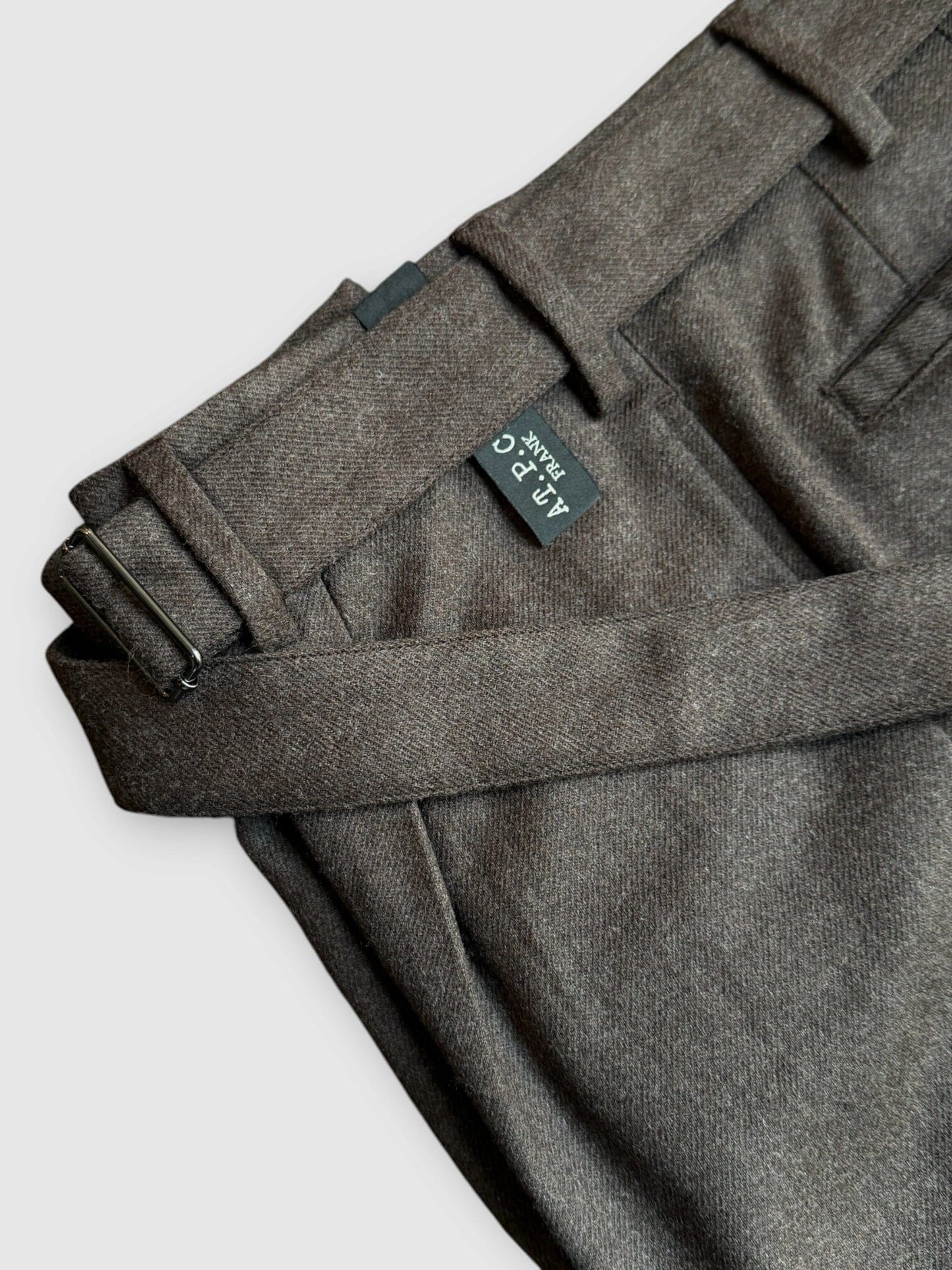 
                  
                    AT.P.CO - Wool Pantalon Straight Fit Bruin Broeken AT.P.CO 
                  
                