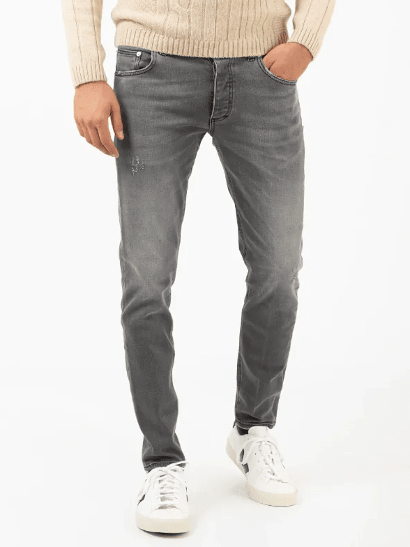 BE ABLE - Jeans Davis Shorter tp 101 Grey Jeans BE ABLE 