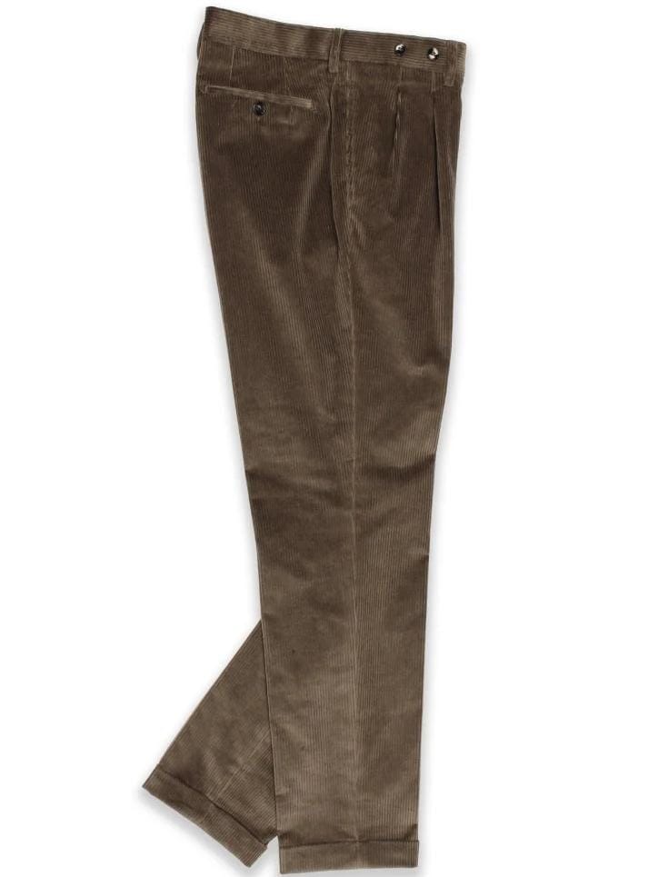 
                  
                    BERWICH - Barber Corduroy greige Broeken Berwich 
                  
                