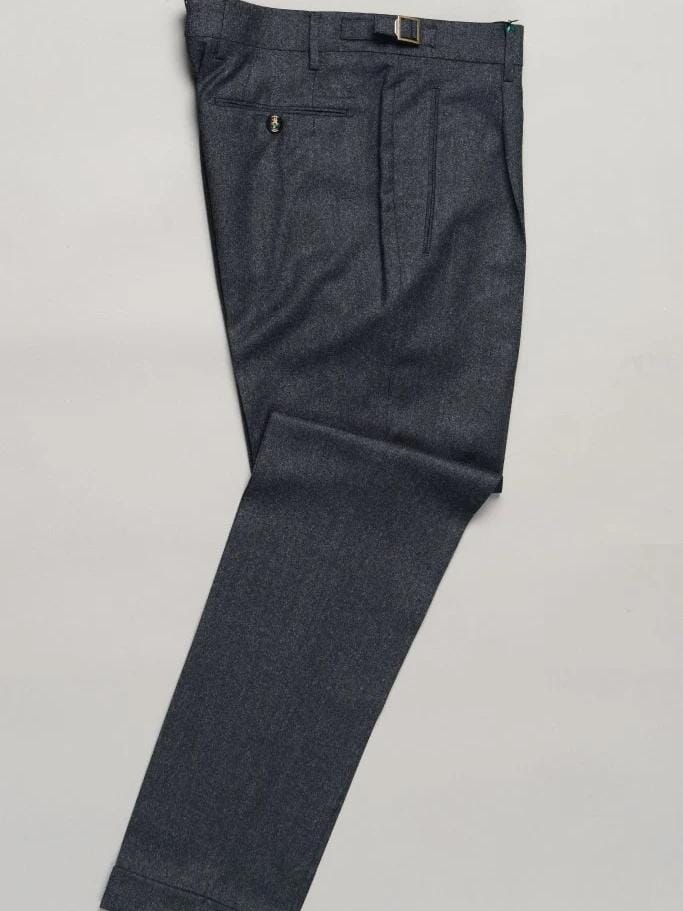 
                  
                    BERWICH - Retrolong Flannel Pantalon Dark Grey Broeken Berwich 
                  
                
