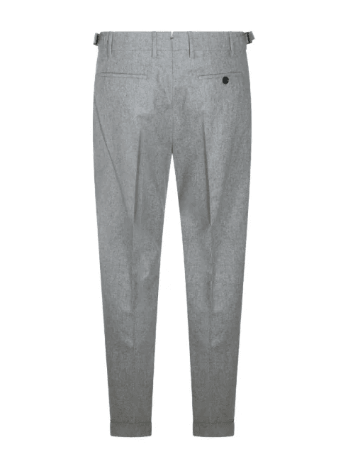 
                  
                    BERWICH - Retrolong Flannel Pantalon Grey Broeken Berwich 
                  
                