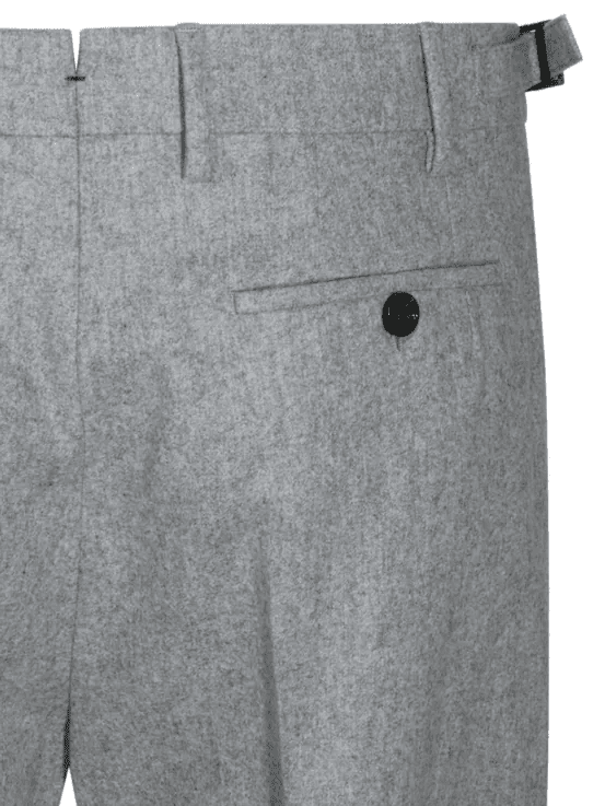 
                  
                    BERWICH - Retrolong Flannel Pantalon Grey Broeken Berwich 
                  
                