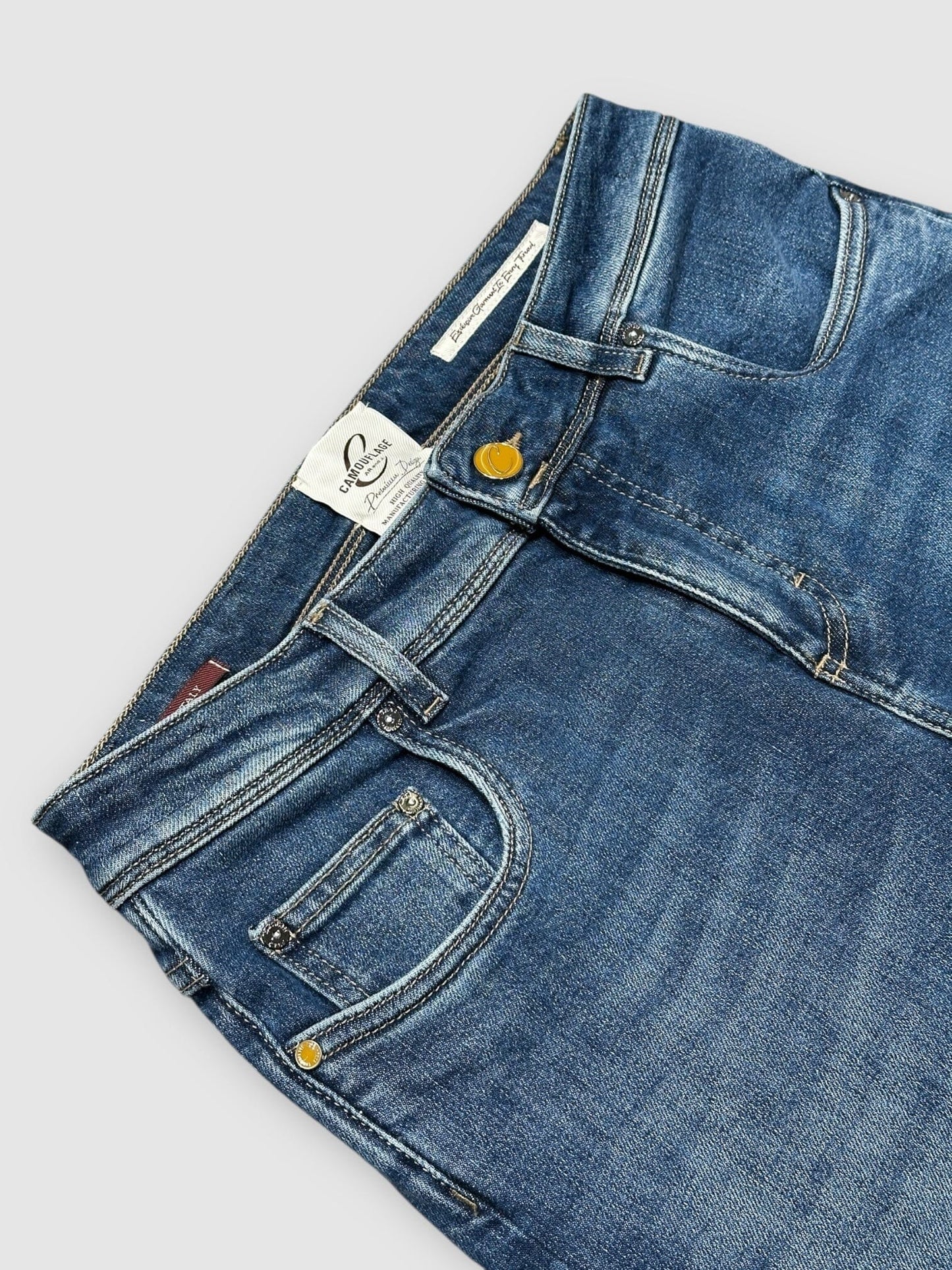 CAMOUFLAGE and J. - Jeans Best Five Blauw Jeans Camouflage 