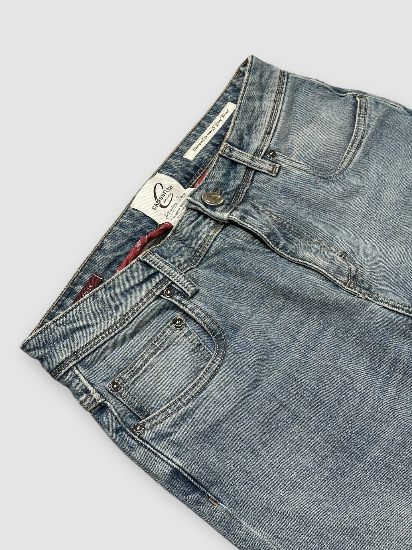 CAMOUFLAGE and J. - Jeans Best Five Lichtblauw Jeans Camouflage 