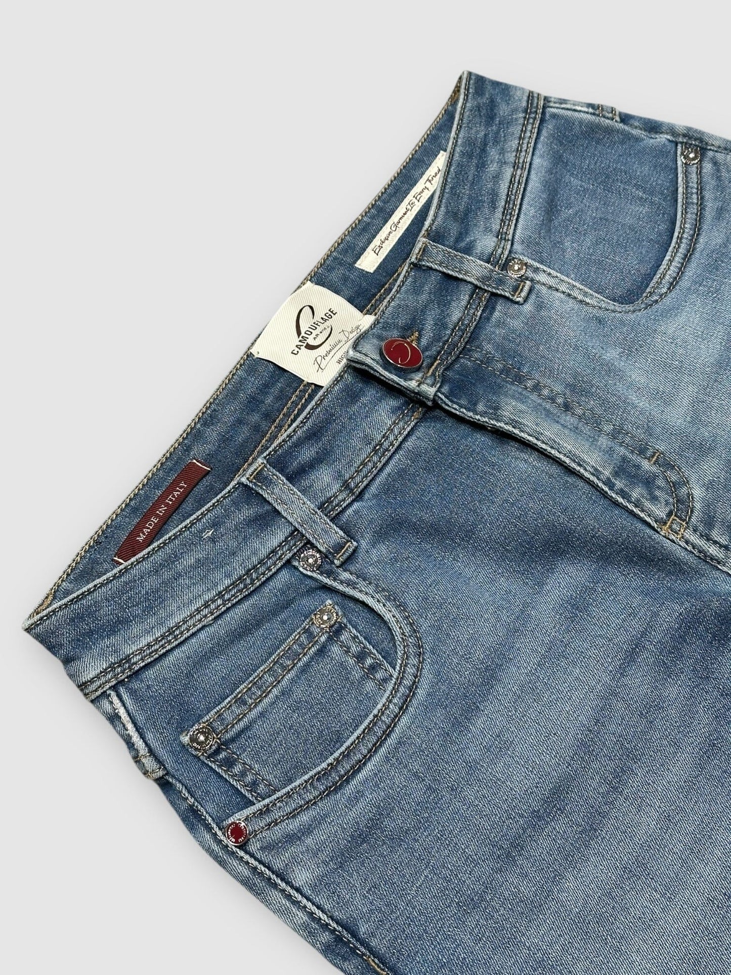 CAMOUFLAGE AR and J - Jeans Best Five Lichtblauw Jeans Camouflage 