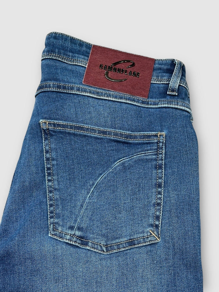 
                  
                    CAMOUFLAGE AR and J. - Jeans Best Five Super Flex Candiani Blauw Jeans Camouflage 
                  
                