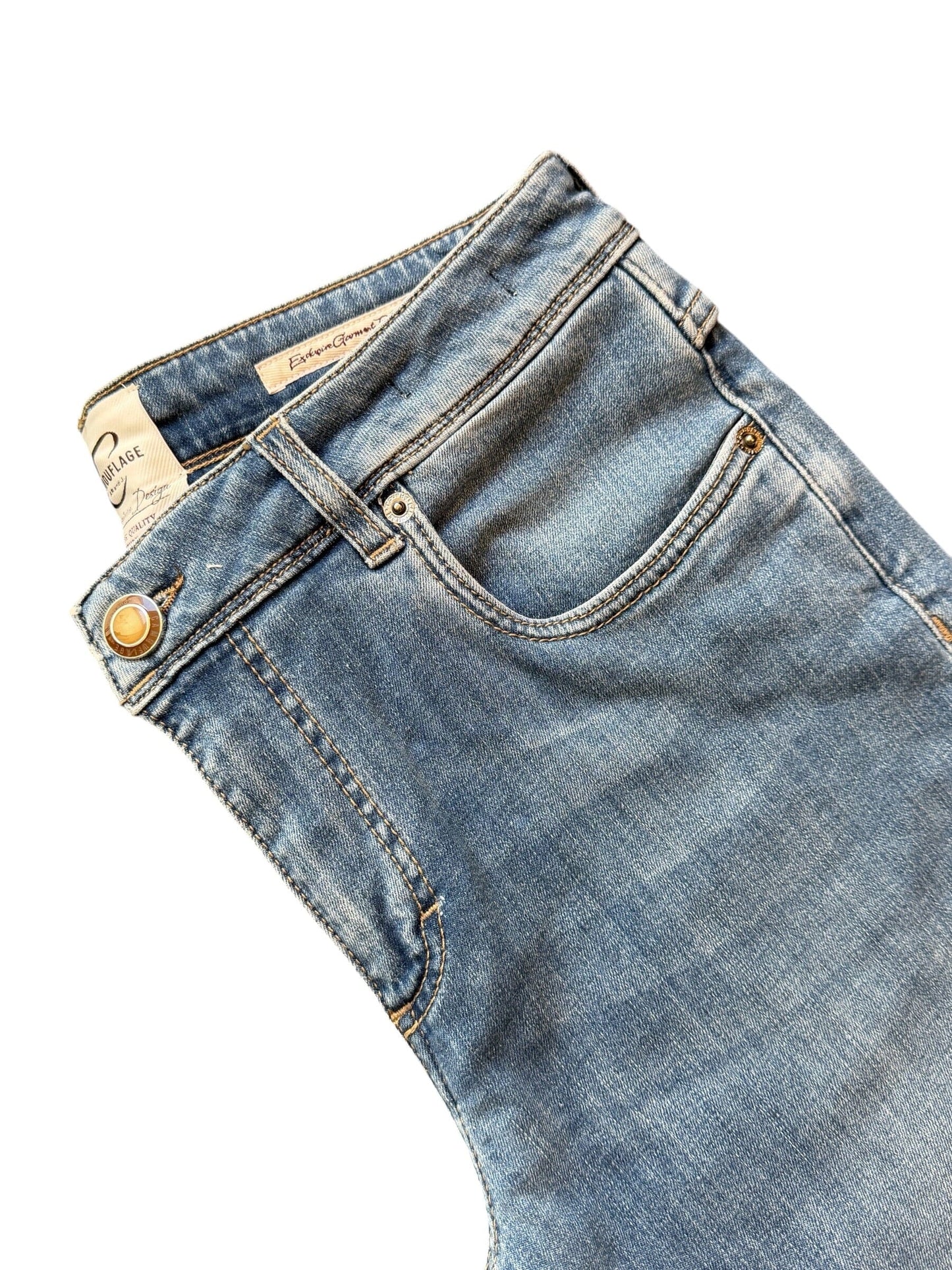 CAMOUFLAGE AR & J. - Jeans Best5 Blauw Jeans Camouflage 