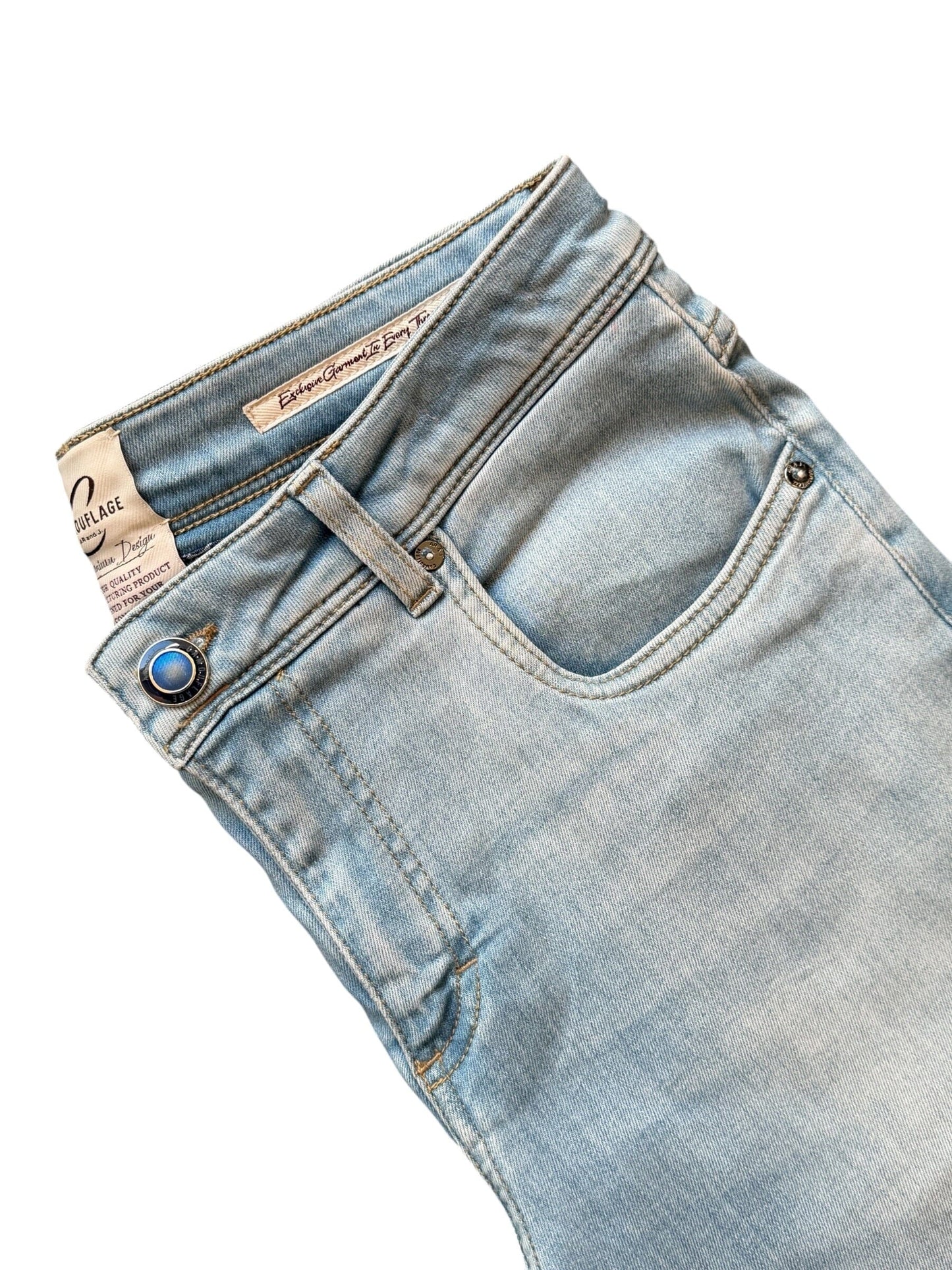 CAMOUFLAGE AR & J. - Jeans Best5 Lichtblauw Jeans Camouflage 