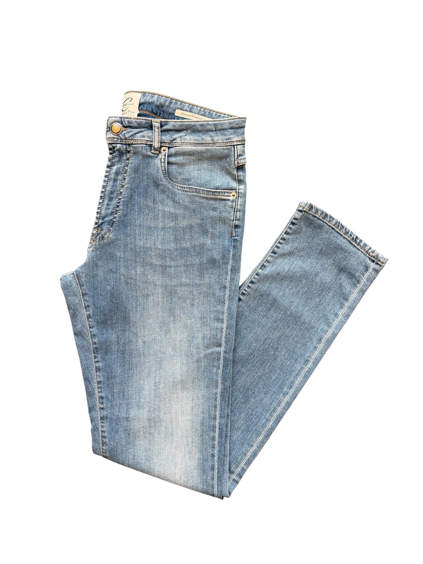 CAMOUFLAGE AR & J. - Jeans Jack Blauw Jeans Camouflage 