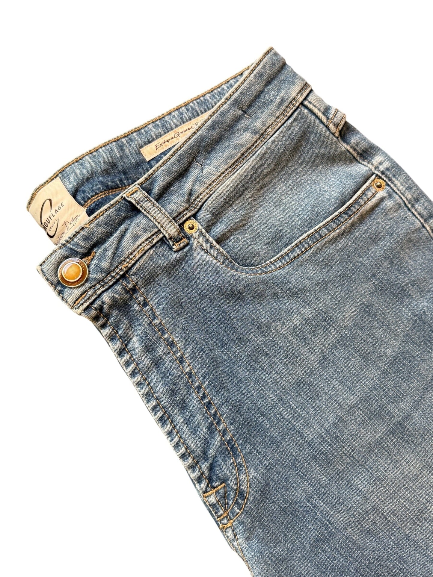 CAMOUFLAGE AR & J. - Jeans Jack Blauw Jeans Camouflage 