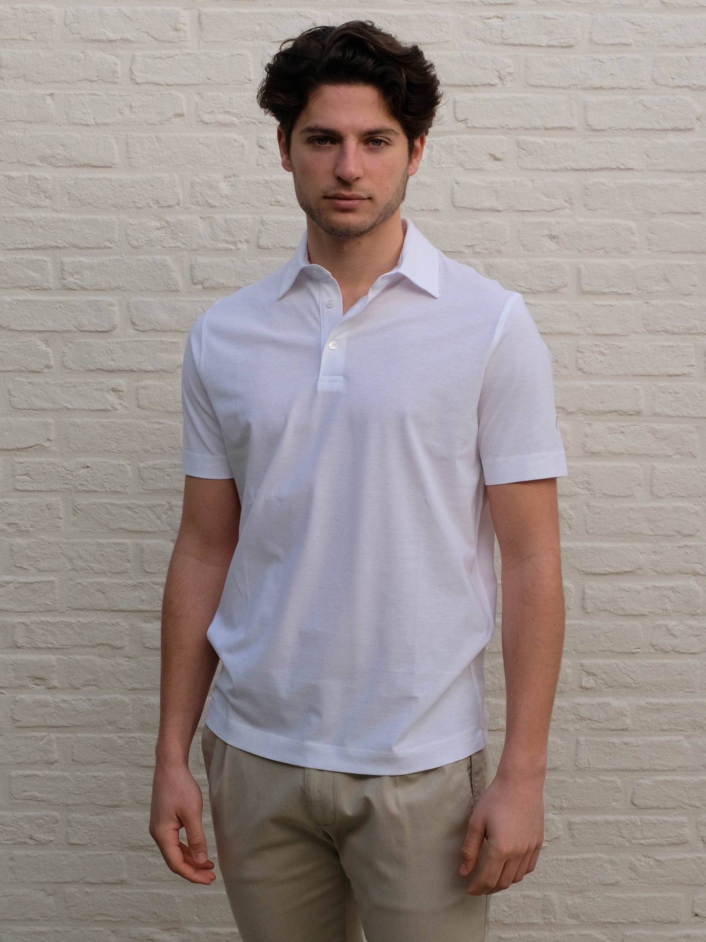 DELLA CIANA - 3 Button Polo Bianco Polo's Della Ciana 